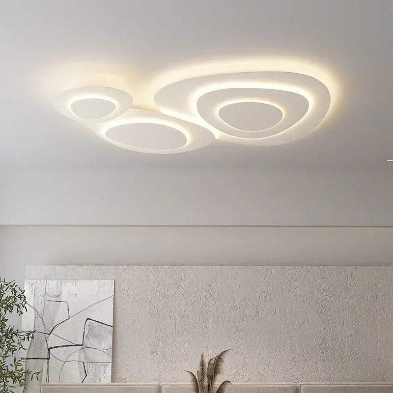 2025 Nordic Living Room Ceiling Lights White for Bedroom Hall Loft Ceiling Lamp Minimalist Decor Indoor Lighting Lusters Fixture