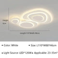 2025 Nordic Living Room Ceiling Lights White for Bedroom Hall Loft Ceiling Lamp Minimalist Decor Indoor Lighting Lusters Fixture
